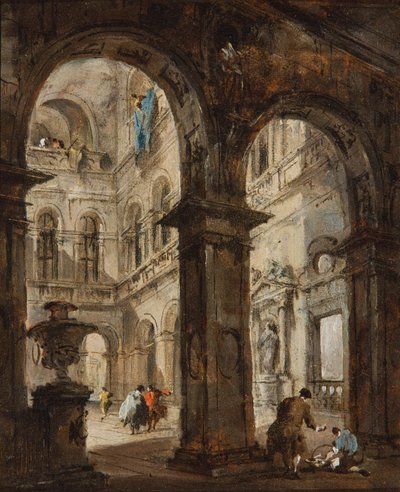 Ein architektonisches Capriccio von Francesco Guardi